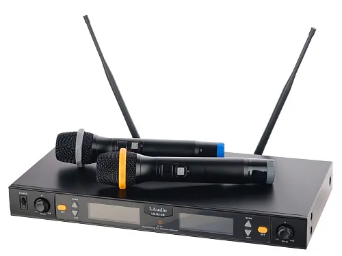 LAudio LS-Q2-2M Беспроводная микрофонная система, 2 ручных передатчика.