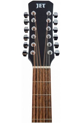 JET JDEC-255/12 BKS Электроакустическая гитара 12-струнная.