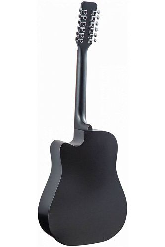 JET JDEC-255/12 BKS Электроакустическая гитара 12-струнная.
